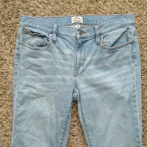 j crew skim broken in boyfriend jeans h0914 - Picture 4 of 10